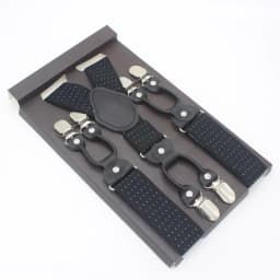 3.5*120cm Man's Fashion Suspenders Genuine Leather 6 Clips Brace Male Vintage Casual Wedding Party Trousers Strap