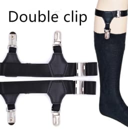 New 1pcs Women Sexy Punk Goth PU Leather Elastic Garter Leg Thigh Ring Clothing Accessory Leg Suspender Sexy Stockings Garters