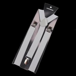 Unisex Elastic Leather Suspenders Braces Men Women Gift Black Blue Red Adjustable Straps for Wedding Suit Skirt Accessories
