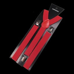 Unisex Elastic Leather Suspenders Braces Men Women Gift Black Blue Red Adjustable Straps for Wedding Suit Skirt Accessories