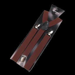 Unisex Elastic Leather Suspenders Braces Men Women Gift Black Blue Red Adjustable Straps for Wedding Suit Skirt Accessories