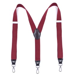 Heavy Duty Suspenders with Swivel Hooks for Men Work Jeans Y Back Big and Tall Adjustable Elastic Trouser Braces Belt Loop Strap