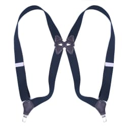 Fashion Suspenders for Men Side Clip Style 3.5cm Wide Heavy Duty Big Tall Adjustable Elastic Hip-Clip Trouser Braces Dad Gifts