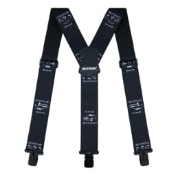 MELOTOUGH Men's Suspenders 2 Inch Wide Elastic Y Back Suspenders for Men Heavy Duty Suspender with Strong Clip for Pants
