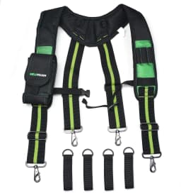 MELOTOUGH Work Suspenders Tool Belt Suspenders with Large Moveable Phone Holder