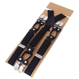 Fashion Suspenders 6 Clips Man's Braces Adjustable Elasticity Suspensorio Bretelles Hommes Y-Back Ligas Tirantes 2.5*120cm