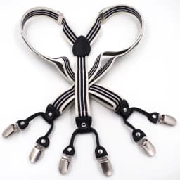 Fashion Suspenders 6 Clips Man's Braces Adjustable Elasticity Suspensorio Bretelles Hommes Y-Back Ligas Tirantes 2.5*120cm
