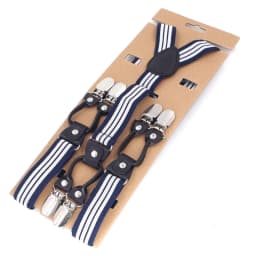 Fashion Suspenders 6 Clips Man's Braces Adjustable Elasticity Suspensorio Bretelles Hommes Y-Back Ligas Tirantes 2.5*120cm