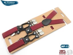 Fashion Suspenders 6 Clips Man's Braces Adjustable Elasticity Suspensorio Bretelles Hommes Y-Back Ligas Tirantes 2.5*120cm