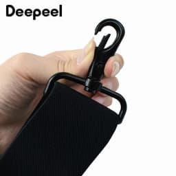 1Pc 5cm Wide Adult Men's Suspenders 4 Clip Hooks Elastic Straps Adjustable Men Braces Male Jockstrap Skirt Jeans Accessories