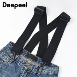 1Pc 5cm Wide Adult Men's Suspenders 4 Clip Hooks Elastic Straps Adjustable Men Braces Male Jockstrap Skirt Jeans Accessories