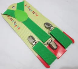 2021 New Fashion Black Plain Color Children /Kids Adjustable Clip-on Y-back Suspenders Braces For Boy and Girls For 1-8 Years