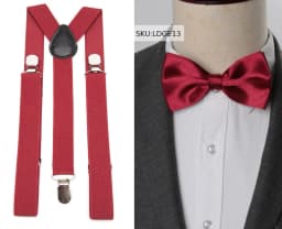 Suspenders Bow Tie Set Men Fashion Suspensorio for Man Boy Women Bowtie Braces Trousers Tirantes Wedding Leisure Shirt Stays