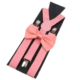 Elastic Leather Suspenders Bowtie Set Braces Men Women Sage Green Adjustable Braces Straps For Wedding Y-Back Shirt Accessories