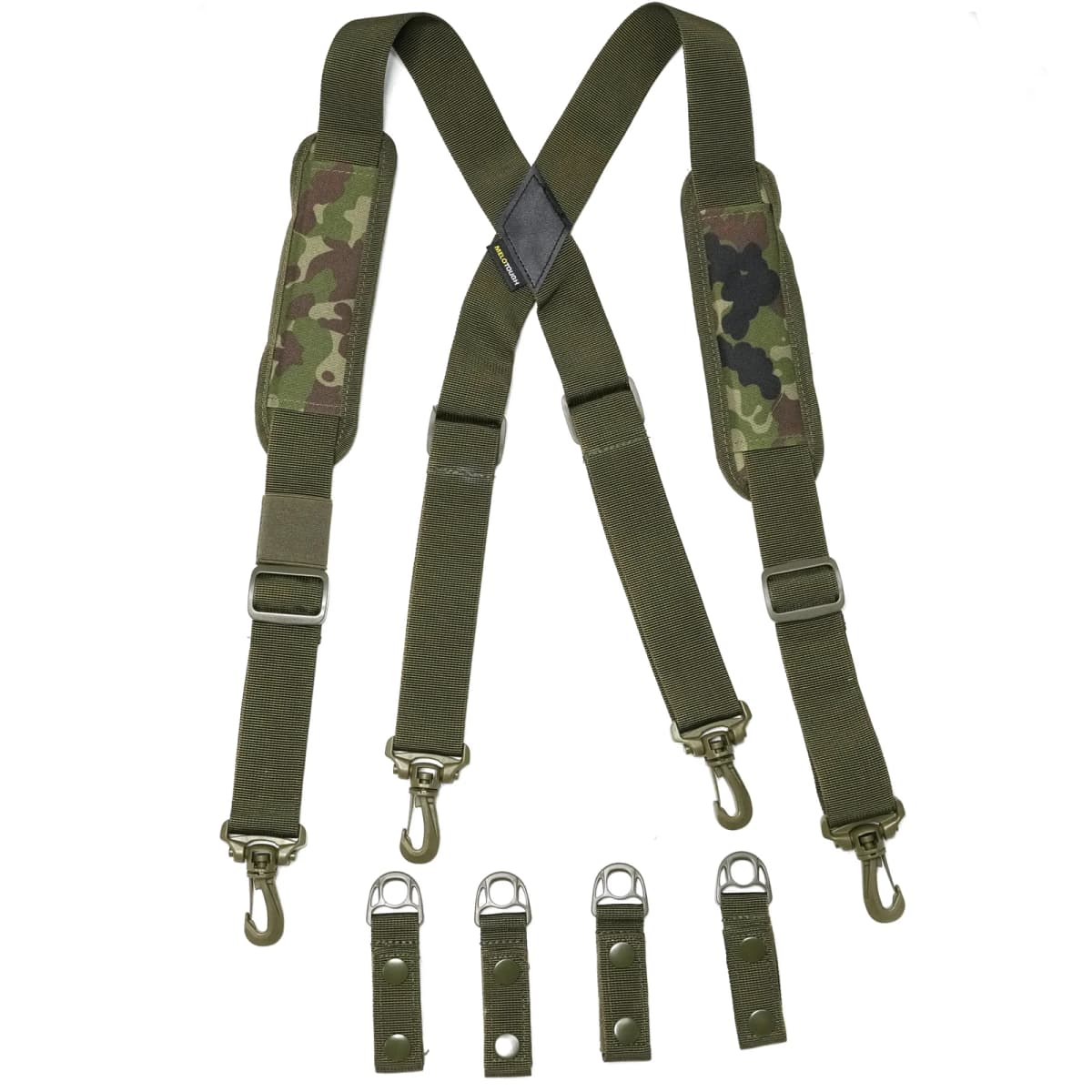 MELOTOUGH Tactical Suspenders Duty Belt Police Suspenders for Law Enforcement Belt with Padded Adjustable Shoulder