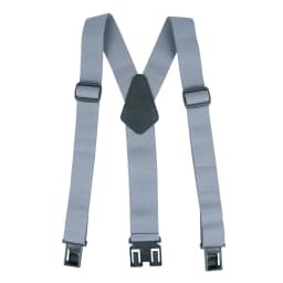 KUNN Men's Perry 1.5 inch Wide Suspender,Elastic Hook End Adjustable Suspenders