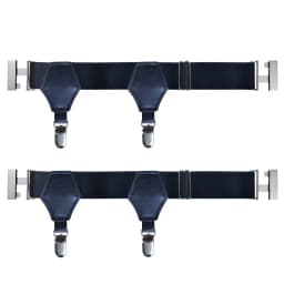 1 Pair Black Sock Garters for Women Girls Japanese Style Adjustable Elastic Non-Slip Sock Garters Holder Belts Leg Suspenders