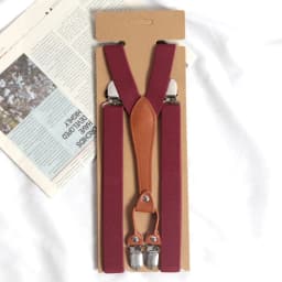 4Clips Men's Suspenders Men Braces Supports Tirantes for Women Elastic Adjustable Pants Straps Clothing 2.5*115cm