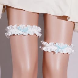 Fashion Lace Bow Sexy Garter Sparkling Rhinestone Stretch Women's Garter Belt Holiday Party Dress Up Suspenders Ornaments