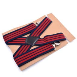 5cm Men Suspenders High Elastic Adjustable 4 Strong Clips Suspender Straps Heavy Duty X-Shaped Back Trousers Braces