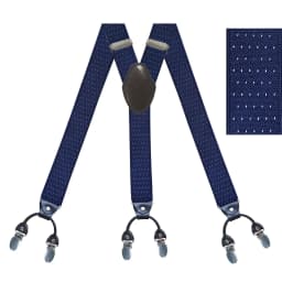 Fashion Suspenders for Men Heavy Duty Big Tall Y-back 6 Metal Clips Adjustable Elastic Trouser Braces Fathers Day Gifts for Dad