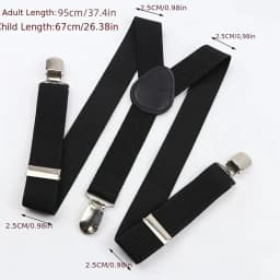 Men Suspenders High Elastic Adjustable 3 Strong Clips Suspender Heavy Duty W Trousers Braces Pants Holder Wedding Wear 2024 New