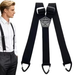 /Vly/Hidden Suspenders For Men Heavy Duty Work Under Clothes Y Back Design Durable Tactical