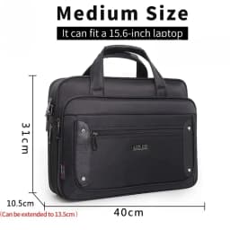 Large Capacity Briefcase Bag Men Business Bags 14 15.6 inch 17 inch 19 Laptop Bag Shoulder Bags Canvas Handbags Messenger Bag