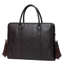 Coffee / Black Men Bag Handbag Genuine Leather Laptop Briefcase Male Shoulder Messenger Bags Large Capacity Men Briefcases