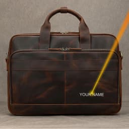 Retro Laptop Briefcase Bag Genuine Leather Handbags Casual 15.6' Business Bag Daily Working Tote Bags Men Male Bag for Documents