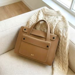 Business Office Luxury Personalized Briefcase Commuting Woman PU Leather Large Capacity Documrnt Bag Travel 14 Inch Laptop Bag