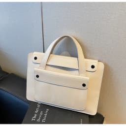 Business Office Luxury Personalized Briefcase Commuting Woman PU Leather Large Capacity Documrnt Bag Travel 14 Inch Laptop Bag