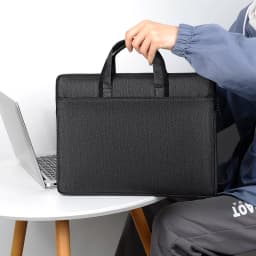 Stylish Laptop Tote Bag, Large Capacity Business Briefcase, Simple Design - Perfect for School, Office and Daily Commute