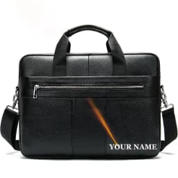 WESTAL Leather Bag Men Laptop Bag Men's Bags Genuine Leather Computer Briefcase Bag for Document A4 Portfolio Men Briefcase 8523
