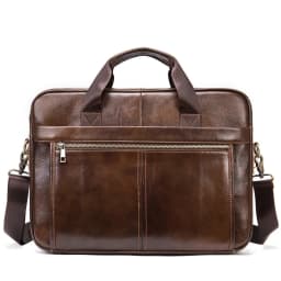 WESTAL Leather Bag Men Laptop Bag Men's Bags Genuine Leather Computer Briefcase Bag for Document A4 Portfolio Men Briefcase 8523