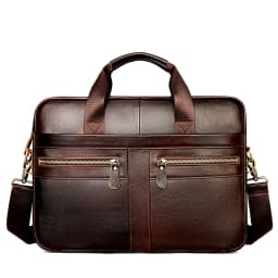 WESTAL Leather Bag Men Laptop Bag Men's Bags Genuine Leather Computer Briefcase Bag for Document A4 Portfolio Men Briefcase 8523
