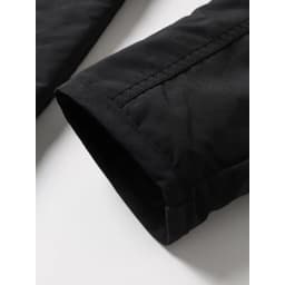 Afashion Loose Fit Cotton Jacket Unlined Male Model Street Style Waterproof Polyester Inner Autumn Winter Casual Wear