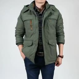 Multi Pockets Warm Parkas Fleece Down Jackets New Fashion Male Outdoor Tooling Casual Jackets 6XL Men Hooded Long Winter Jackets