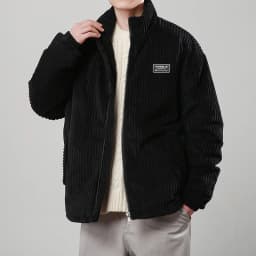 Autumn Winter Corduroy Men's Parkas High-end Design Quality Men's Jacket Handsome Trendy Brand Thick Couple Down Cotton Jacket
