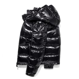 Unisex Winter Hooded Shiny Down Coat Men Casual White Duck Down Jackets High Quality Outdoor Windproof Parka Thicken Puffer Tops