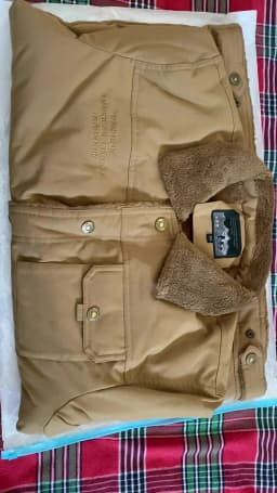 Men's Casual Lapel Jacket 2025 Autumn/Winter Thickened Washed Cotton Fleece Fashionable Men's Coat