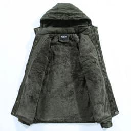 Men Washed Cotton Thick Fleece Casual New parka Winter Warm Varsity Jacket Men Parkas Coat Military Windproof Hooded Jackets Man