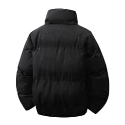 New Arrived Unisex Parkas Winter Starry Sky Design Trendy Brand Parkas Couple Style Thick Bread Jacket New in Men Women Parkas
