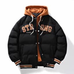 Male Warm New Winter Men's Parkas Thick Warm Jackets Multi-Pockets Casual Hooded Windbreaker Padding Thermal Coat Plus Size
