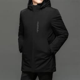 Hoodied Parka Clothes Thicken Fleece Zipper Mens Jackets Men Warm Winter Coat Men Plus Size New Waterproof Winter Jacket Men
