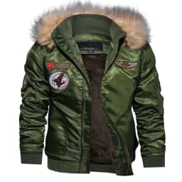 Men's Winter Outdoor Casual Thick Fleece Down Parkas Fur Coat Oversize Plus Velvet Brand Keep Warm Padded Oversized Jacket