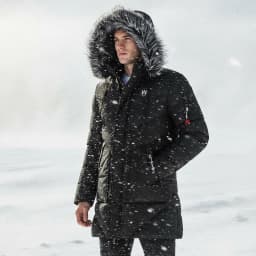 DIMUSI Winter Men's Long Jacket Fashion Men Fur Collar Thermal Classic Coats Casual Warm Windbreaker Padded Jackets Men Clothing