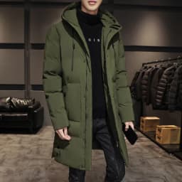 8XL 7XL Men's High Quality Hooded Jacket Black Fashion Winter Jacket Men Brand Clothing New Parka Men Thick Warm Long Coats