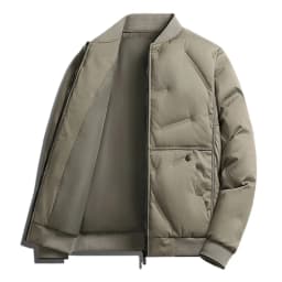 New Design Men's Warm Cotton Jackets 2025 Autumn/Winter Fashion Trend Coat Solid Color High Quality Thick Baseball Jacket M-8XL