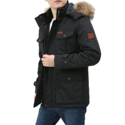 Military Cargo Coat Fur Collar Winter Warm Parkas Casual Cotton Padded Jacket Mens Thick Man Jacket Male Multi-Pocket Men Parka